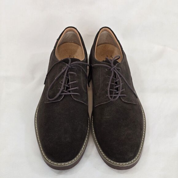 G.H. Bass Pasadena Shoes Mens Size 12 Brown Suede Oxford Casual Lace Up - Picture 8 of 16